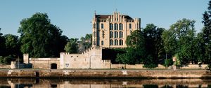 Preview wallpaper royal villa, castle, river, trees, regensburg