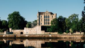 Preview wallpaper royal villa, castle, river, trees, regensburg