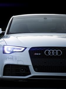 Preview wallpaper rs5, audi, white, front view