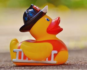 Preview wallpaper rubber duck, duck, toy