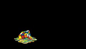 Preview wallpaper rubiks cube, colorful, melting