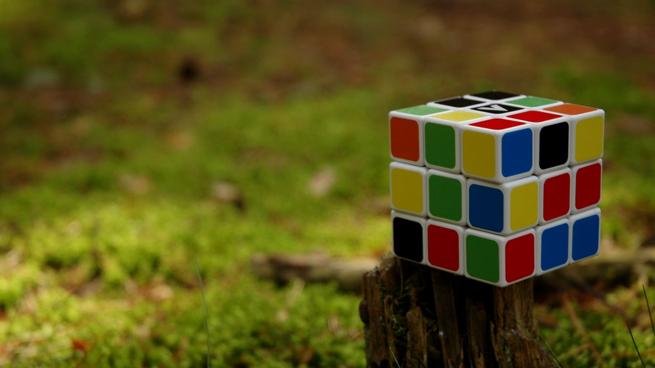 Wallpaper rubiks cube, cube, puzzle, colorful