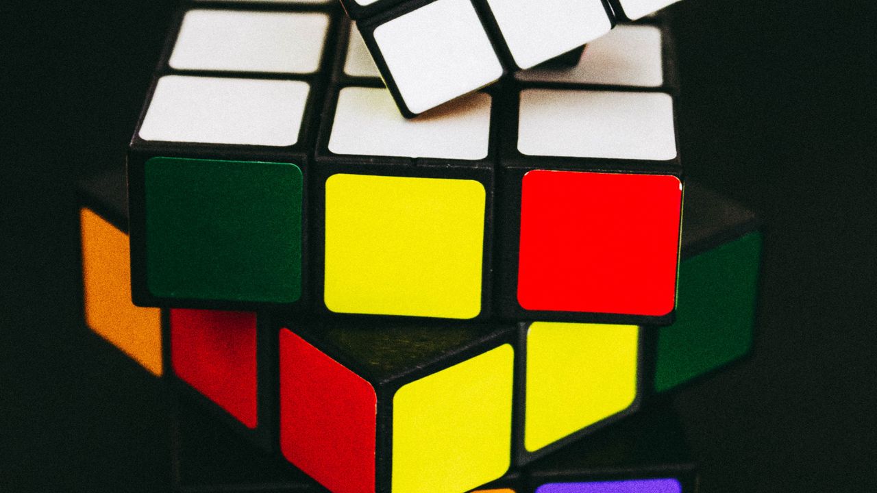 Wallpaper rubiks cube, cubes, colorful, conundrum
