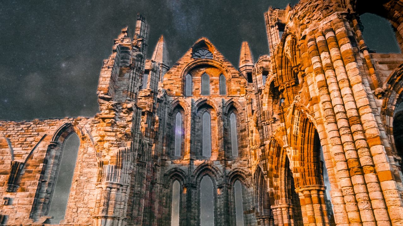 Wallpaper ruins, abbey, stone, gothic, architecture