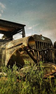 Preview wallpaper rusty, old, car, oldness