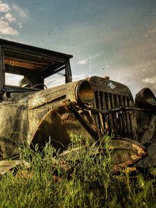 Preview wallpaper rusty, old, car, oldness