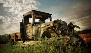 Preview wallpaper rusty, old, car, oldness