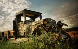 Preview wallpaper rusty, old, car, oldness