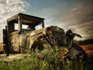 Preview wallpaper rusty, old, car, oldness