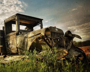 Preview wallpaper rusty, old, car, oldness