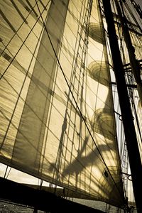 Preview wallpaper sail, mast, sea, sunlight