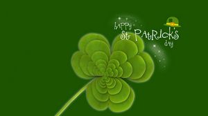 Preview wallpaper saint patrick, clover, trefoil