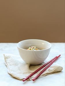 Preview wallpaper salad, bowl, sticks