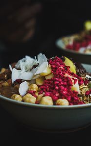 Preview wallpaper salad, nuts, berries