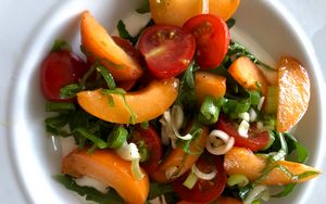 Preview wallpaper salad, vegetables, tomatoes, food