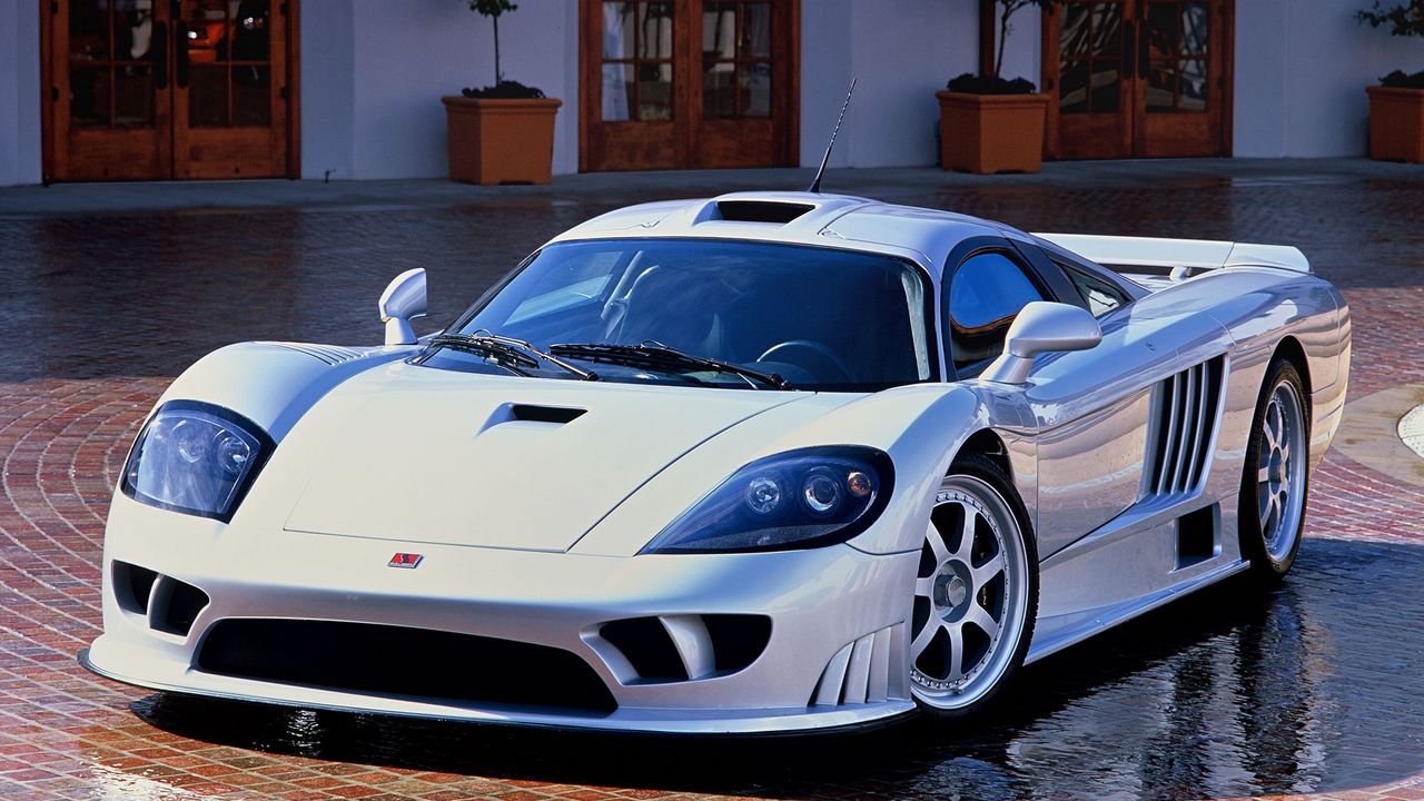 Wallpaper saleen, s7, front view, white