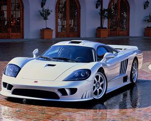 Preview wallpaper saleen, s7, front view, white