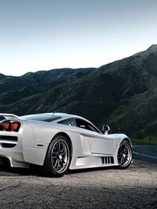 Preview wallpaper saleen, s7, rear view, silver