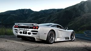 Preview wallpaper saleen, s7, rear view, silver