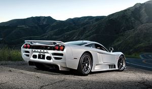 Preview wallpaper saleen, s7, rear view, silver