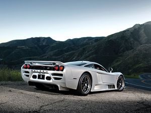 Preview wallpaper saleen, s7, rear view, silver