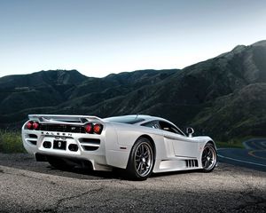 Preview wallpaper saleen, s7, rear view, silver