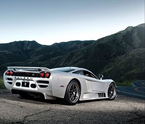 Preview wallpaper saleen, s7, rear view, silver