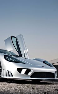 Preview wallpaper saleen, s7, supercar, side view, silver