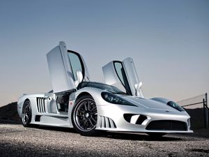 Preview wallpaper saleen, s7, supercar, side view, silver