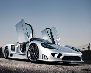 Preview wallpaper saleen, s7, supercar, side view, silver