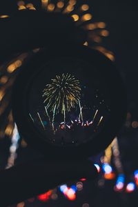 Preview wallpaper salute, fireworks, lens, holiday