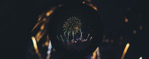 Preview wallpaper salute, fireworks, lens, holiday