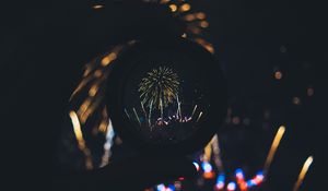 Preview wallpaper salute, fireworks, lens, holiday