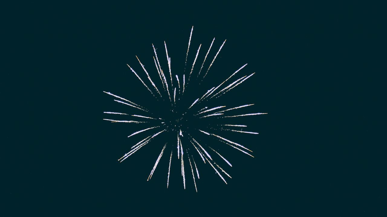 Wallpaper salute, fireworks, night, sparks, celebration