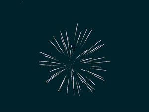 Preview wallpaper salute, fireworks, night, sparks, celebration