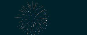 Preview wallpaper salute, fireworks, sparks, glow, night