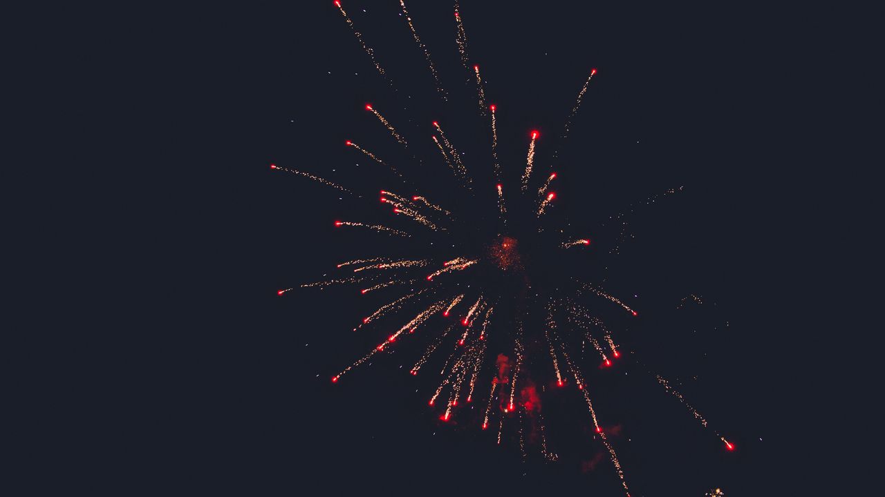 Wallpaper salute, sky, night, fireworks