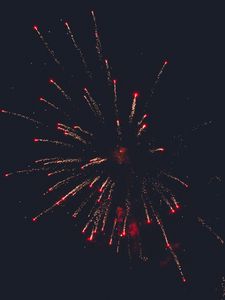 Preview wallpaper salute, sky, night, fireworks