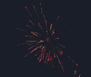 Preview wallpaper salute, sky, night, fireworks