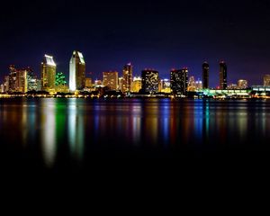 Preview wallpaper san - diego, night, california, usa