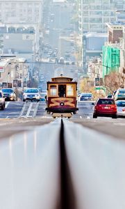 Preview wallpaper san - francisco, road, cars, traffic