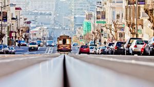 Preview wallpaper san - francisco, road, cars, traffic