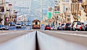 Preview wallpaper san - francisco, road, cars, traffic