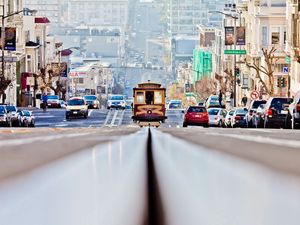 Preview wallpaper san - francisco, road, cars, traffic