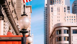 Preview wallpaper san francisco, usa, city, street, flag