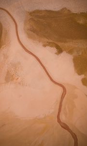 Preview wallpaper sand, aerial view, cranny, texture