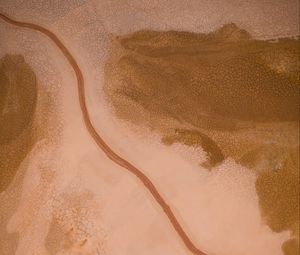 Preview wallpaper sand, aerial view, cranny, texture
