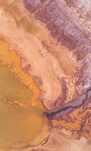 Preview wallpaper sand, aerial view, relief, texture