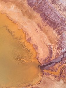 Preview wallpaper sand, aerial view, relief, texture