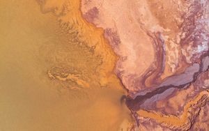 Preview wallpaper sand, aerial view, relief, texture